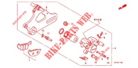 REAR BRAKE CALIPER   for Honda XRM 125 SPOKED WHEELS, REAR BRAKE DRUM 2011