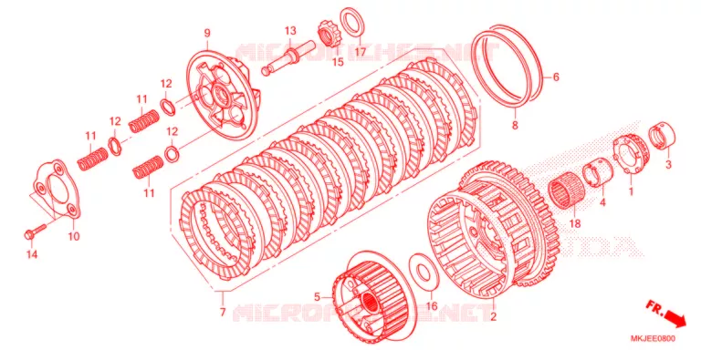 CLUTCH  Honda MOTO 1000 CB 2021  CB1000RAM_BE