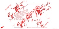 FRONT BRAKE CALIPER  (CBR1000RR/RA) for Honda CBR 1000 ABS 2021