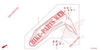 FRONT FENDER   for Honda CRF 300 RALLY 2021