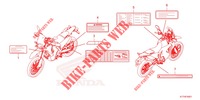 CAUTION LABEL  (CRF300LR/LRA) for Honda CRF 300 RALLY 2021
