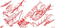 FLOOR STEP  for Honda PCX 150 ABS 2020
