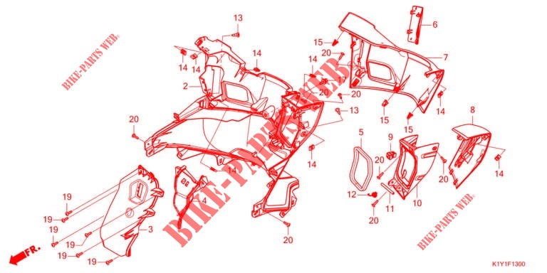 LEG SHIELD for Honda PCX 125 2021