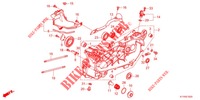 LEFT CRANKCASE  for Honda PCX 125 HYBRID 2022