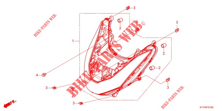 HEADLIGHT  for Honda PCX 125 HYBRID 2021