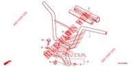 HANDLE PIPE/TOP BRIDGE   for Honda CRF 50 2011
