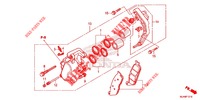 FRONT BRAKE CALIPER  (VT750C/CA/C2/C2F/C2B) for Honda SHADOW VT 750 SPIRIT 2014