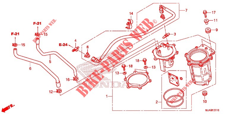 FUEL PUMP  for Honda SHADOW VT 750 SPIRIT 2014