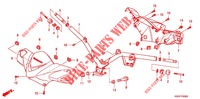 HANDLE PIPE/HANDLE COVER  for Honda DASH 110 SPOKED WHEELS 2012