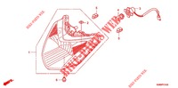 HEADLIGHT  for Honda DASH 110 SPOKED WHEELS 2012