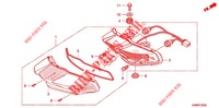 REAR COMBINATION LIGHT  for Honda DASH 110 SPOKED WHEELS 2011