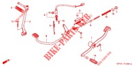 PEDAL/KICK STARTER ARM (1) for Honda XRM 110 KICK START 2002