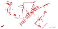 PEDAL/KICK STARTER ARM (1) for Honda XRM 110 ELECTRIC START 2006
