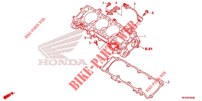 CYLINDER  for Honda CBR 1000 RR REPSOL 2015