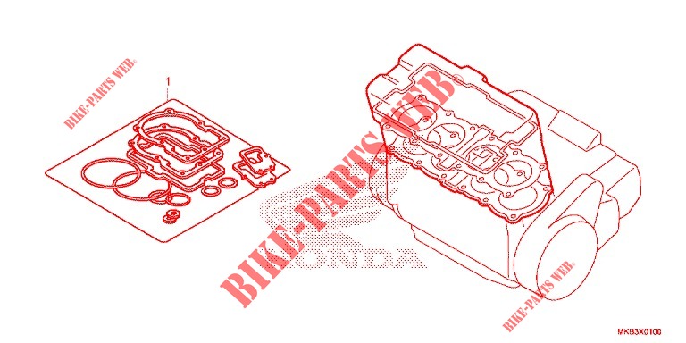 GASKET KIT A   for Honda CBR 1000 RR REPSOL 2015