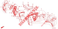 MIDDLE COWL  (CRF1100A2/A4/AL2/AL4/D2/D4/DL2/DL4) for Honda AFRICA TWIN 1100 ADVENTURE ES 2022