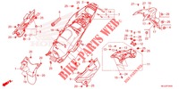 REAR FENDER   (CRF1100A/AL/D/DL) for Honda AFRICA TWIN 1100 2022
