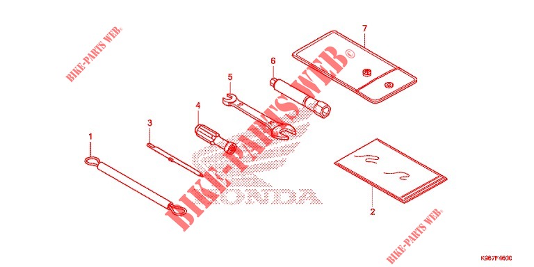 TOOLS for Honda PCX 125 2019