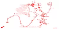 GAS RECYCLING SYSTEM for Honda VT 1300 C FURY ABS YELLOW 2022