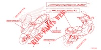 MARK/EMBLEM for Honda FORZA 350 TOP BOX, VOICE CONTROL 2022