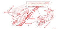 MARK/EMBLEM for Honda FORZA 350 ED 2022
