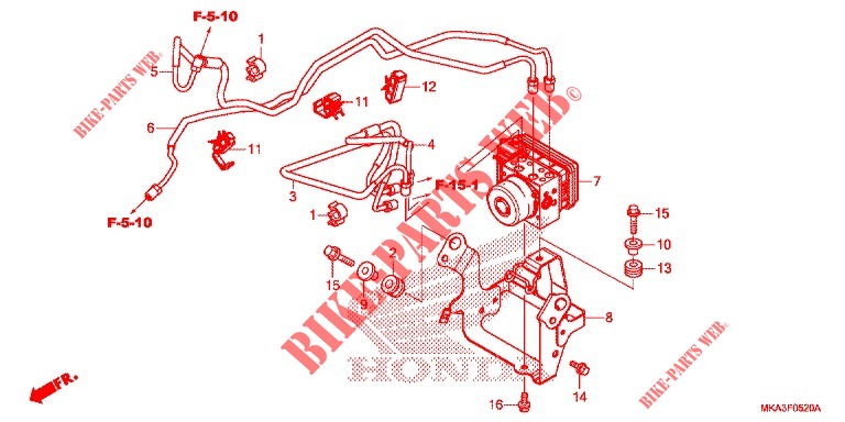 ABS MODULATOR for Honda NC 750 X ABS 2016