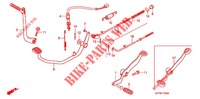 KICK STARTER ARM   BRAKE PEDAL   GEAR LEVER for Honda POP 100 5BR 2011