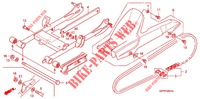 SWINGARM/CHAIN CASE (RF1009/A/B/C/D) for Honda POP 100 5BR 2011
