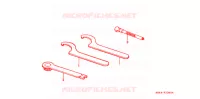 TOOL for Honda CR 125 R 1992