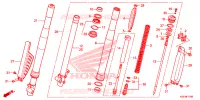 FRONT FORK   STEERING STEM for Honda CRF 150 R 2023