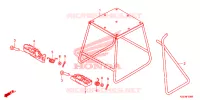 STAND   FOOT REST for Honda CRF 150 R 2023