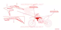 STICKERS for Honda CRF 150 R 2023
