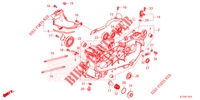 LEFT CRANKCASE for Honda PCX 160 2022