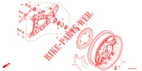REAR WHEEL/SWINGARM for Honda ADV 160 2023