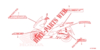 MARK/EMBLEM for Honda PCX 125 ABS 2023