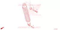 REAR SHOCK ABSORBER for Honda NAVI 110 2023