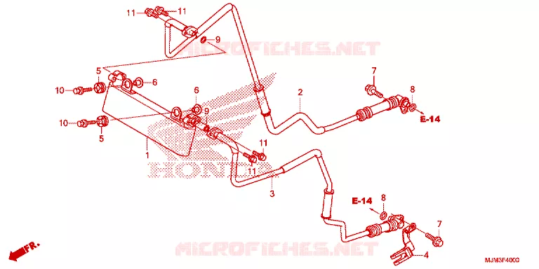 OIL COOLER Honda MOTO 800 VFR 2016  VFR800FE