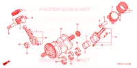 CRANKSHAFT   PISTON for Honda PAN EUROPEAN 1300 ABS 2006