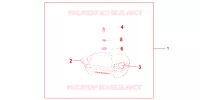 PILLION ARM REST SET for Honda PAN EUROPEAN 1300 ABS 2006