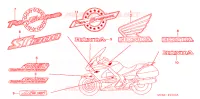 STICKERS for Honda PAN EUROPEAN 1300 ABS 2006