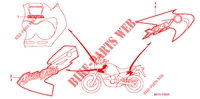 STICKERS for Honda AFRICA TWIN 750 2000