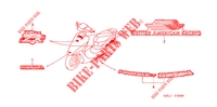 STICKERS for Honda 50 LIVE DIO ZX SPECIAL BAR 2000