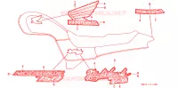 STICKERS for Honda CB 750 NIGHTHAWK 1998