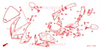 FRONT COWL for Honda CBR 600 RR 2005