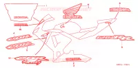 STICKERS for Honda CBR 600 RR 2005