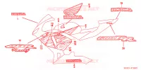 STICKERS for Honda CBR 600 RR 2005