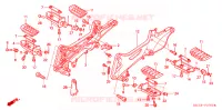 FOOTREST for Honda ST 1300 2003