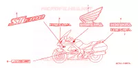 STICKERS for Honda ST 1300 2003