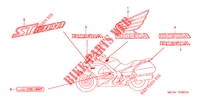STICKERS for Honda ST 1300 2006