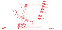 STEERING STEM for Honda VT 1100 SHADOW American Classic Edition 1996